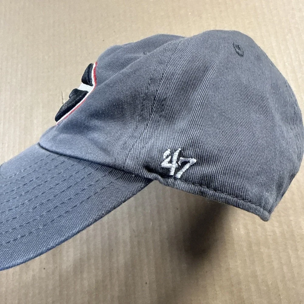 Georgia Bulldogs Gray Embroidered Baseball Cap '47 Brand
